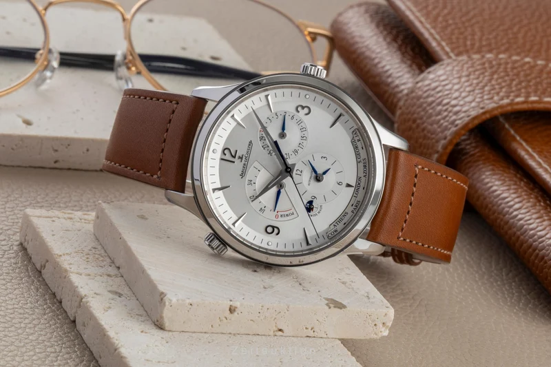 Jaeger LeCoultre Master Geographic steel automatic men's watch Q4128420, 830.8.A9.S LP: 17400EUR [2604596]