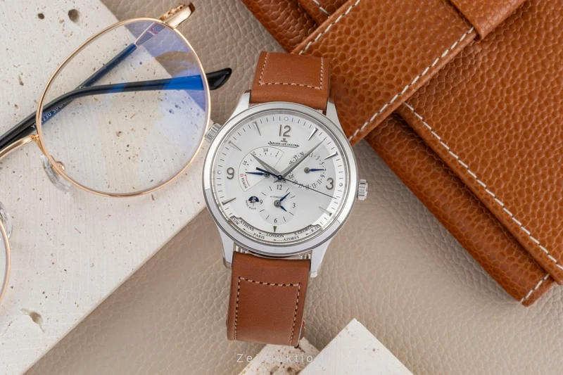 Jaeger LeCoultre Master Geographic steel automatic men's watch Q4128420, 830.8.A9.S LP: 17400EUR [2604596]