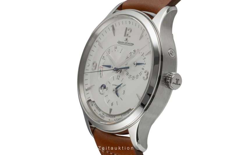 Jaeger LeCoultre Master Geographic steel automatic men's watch Q4128420, 830.8.A9.S LP: 17400EUR [2604596]