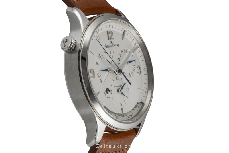 Jaeger LeCoultre Master Geographic steel automatic men's watch Q4128420, 830.8.A9.S LP: 17400EUR [2604596]