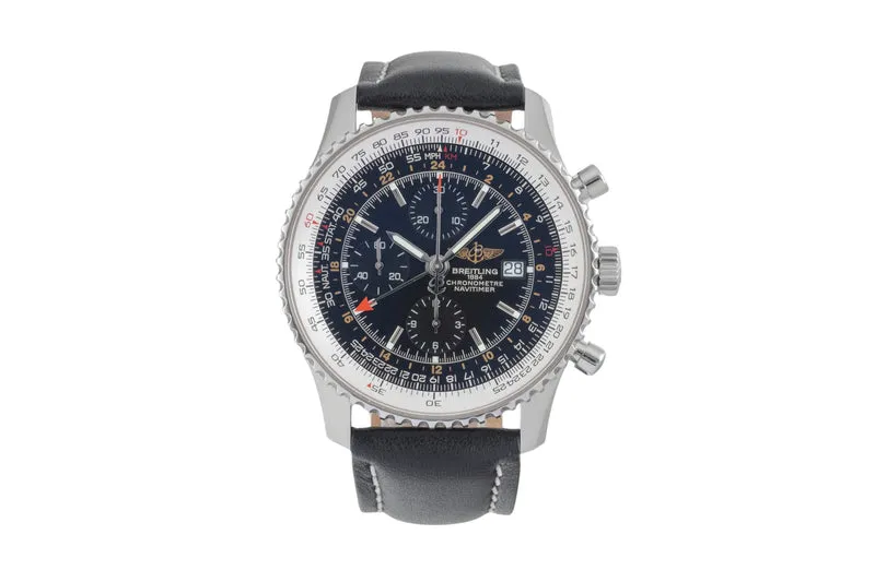 Breitling Navitimer World chronograph steel automatic men's watch A24322 [2604634]