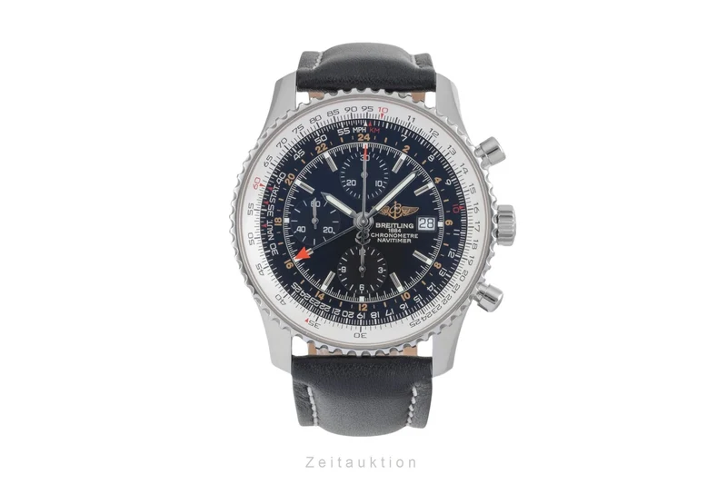 Breitling Navitimer World chronograph steel automatic men's watch A24322 [2604634]