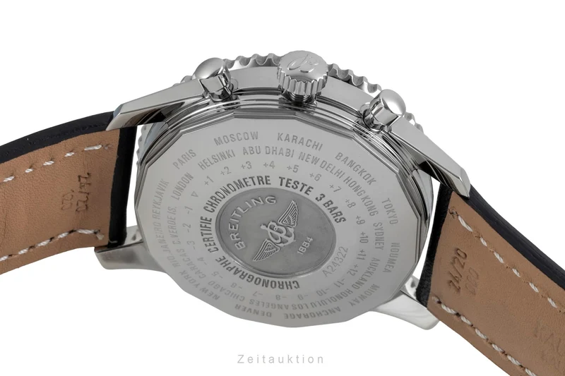 Breitling Navitimer World chronograph steel automatic men's watch A24322 [2604634]