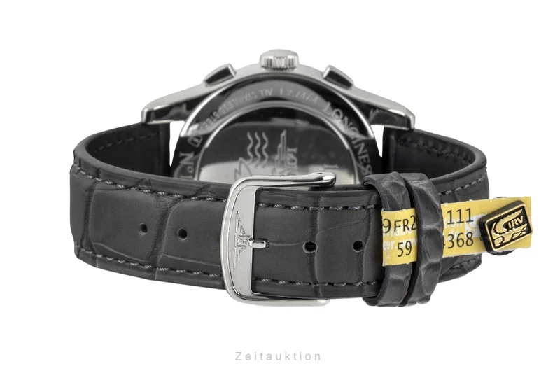 Longines Heritage chronograph steel automatic men's watch L2.747.4.92.4 LP: 3700EUR [2604663]
