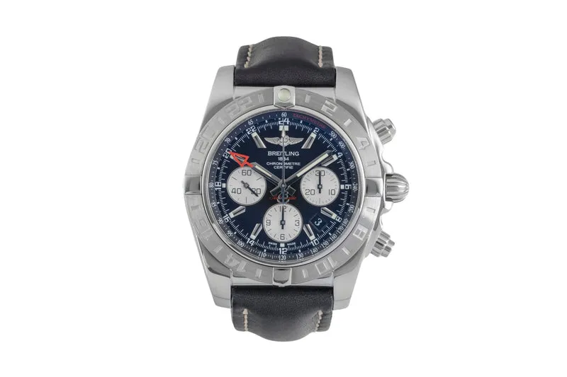 Breitling Chronomat 44 GMT chronograph steel automatic men's watch AB042011/BB56 [2604621]