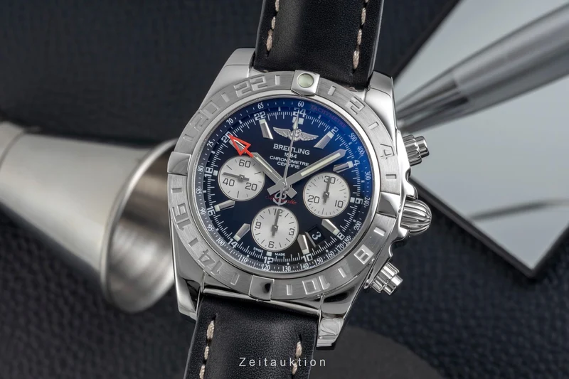 Breitling Chronomat 44 GMT chronograph steel automatic men's watch AB042011/BB56 [2604621]