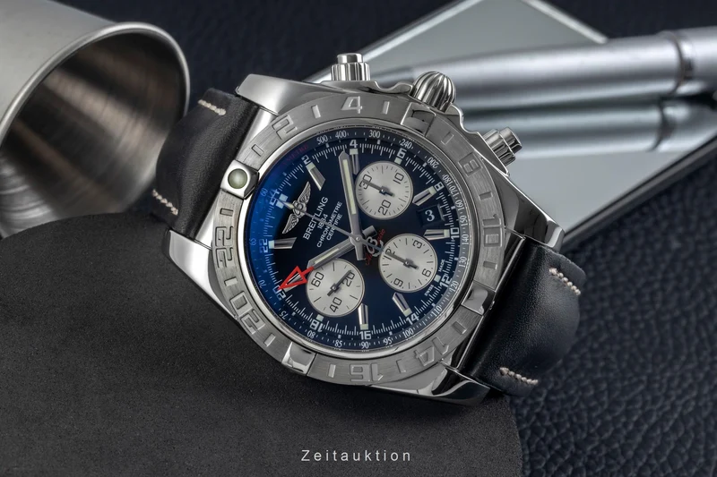 Breitling Chronomat 44 GMT chronograph steel automatic men's watch AB042011/BB56 [2604621]