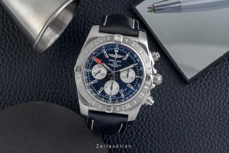 Breitling Chronomat 44 GMT chronograph steel automatic men's watch AB042011/BB56 [2604621]