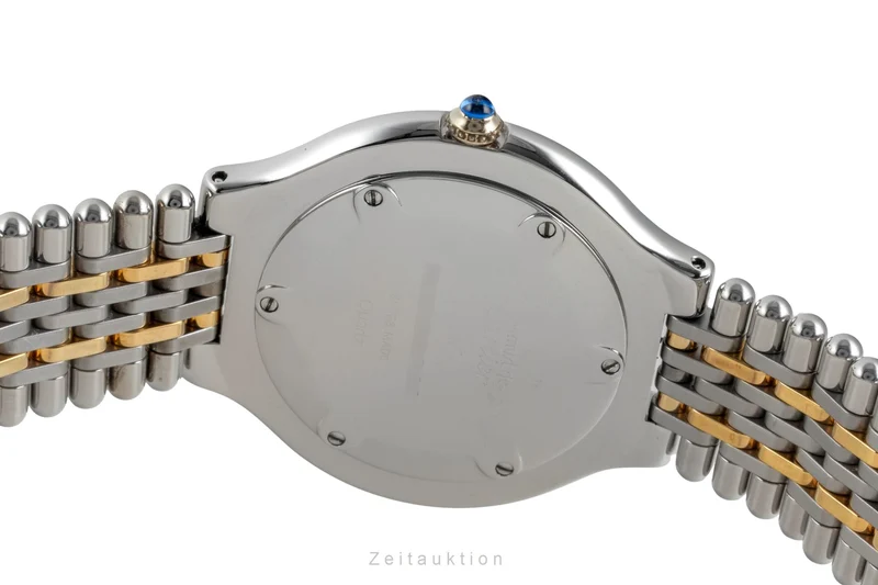 Cartier Must De Cartier 21 gilt / steel quartz men's watch 9011 [2604024]