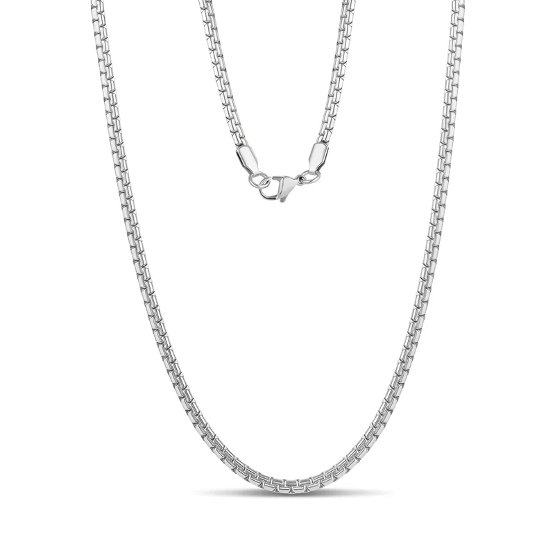 Flache runde Box Link Kette