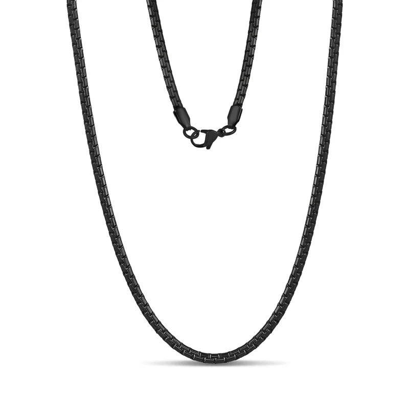 Flache runde Box Link Kette
