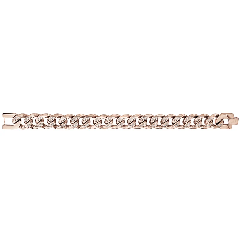 14mm Steinbesetztes kubanisches Gliederarmband