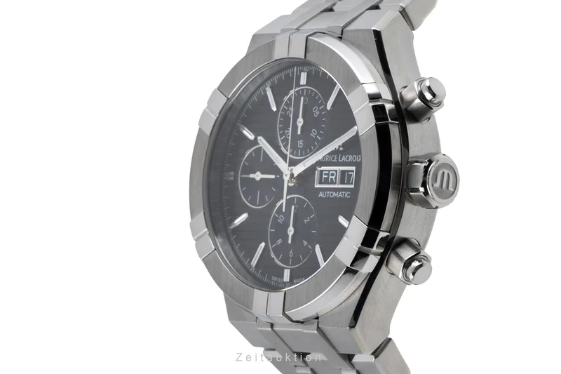 Maurice Lacroix Aikon chronograph steel automatic men's watch AI6038-SS002-330-1 LP: 3400EUR [2604785]