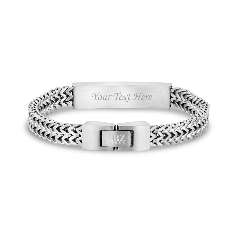 Doppeltes Franco Link ID-Armband
