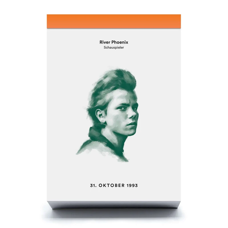 THE FAMOUS DIE YOUNG | Immer währender Kalender mit 365 spannende Kurzbiografien - 16x11,5 cm | seltmann+söhne