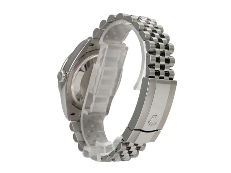 Rolex Datejust 36 Weißgold Diamant 126284RBR Blau Diamant Jubile-Band