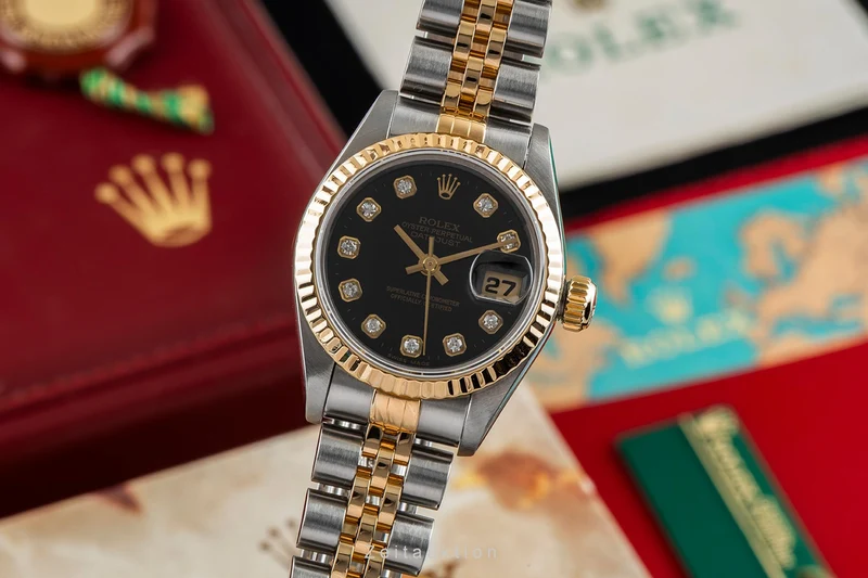 Rolex Lady Datejust steel / gold automatic women's watch 69173 [2604351]