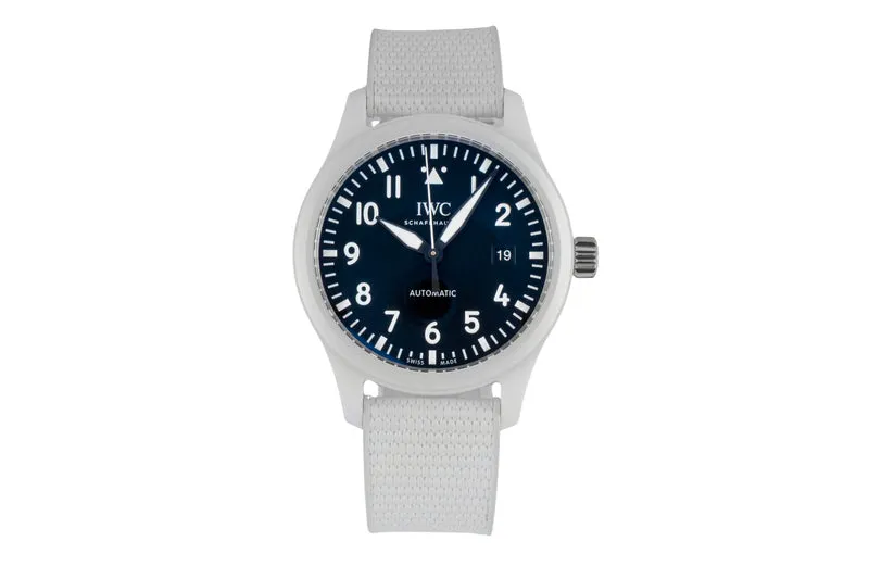 IWC Pilot ceramic / titanium automatic men's watch IW328104 LP: 9000EUR [2604805]