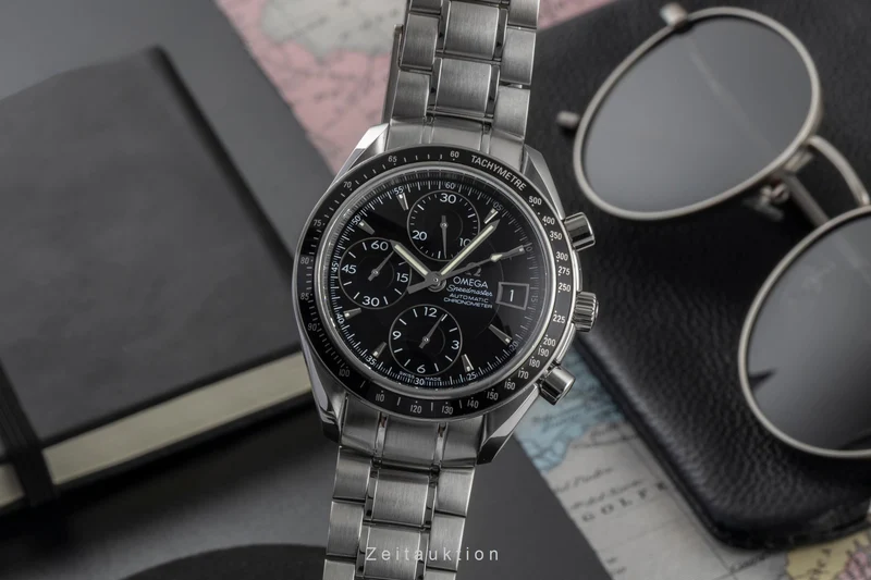 Omega Speedmaster Date chronograph steel automatic men's watch 3210.50.00 [2604646]
