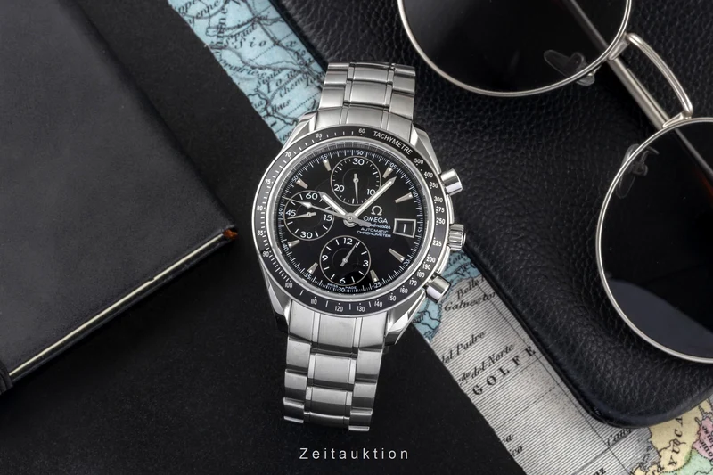 Omega Speedmaster Date chronograph steel automatic men's watch 3210.50.00 [2604646]
