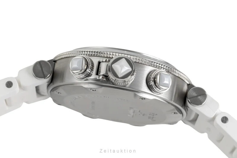 Cartier Pasha chronograph steel quartz women's watch W3140005 [2604718]