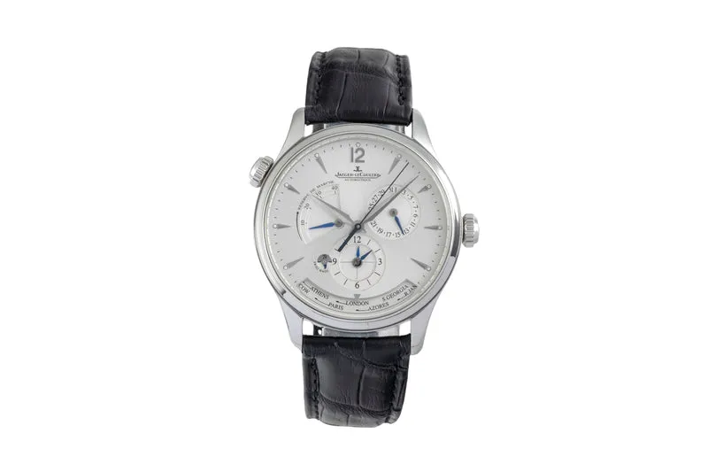 Jaeger LeCoultre Master Geographic steel automatic men's watch Q1428421 , 176.8.29.S LP: 17400EUR [2604681]