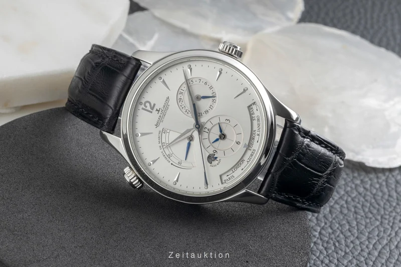 Jaeger LeCoultre Master Geographic steel automatic men's watch Q1428421 , 176.8.29.S LP: 17400EUR [2604681]