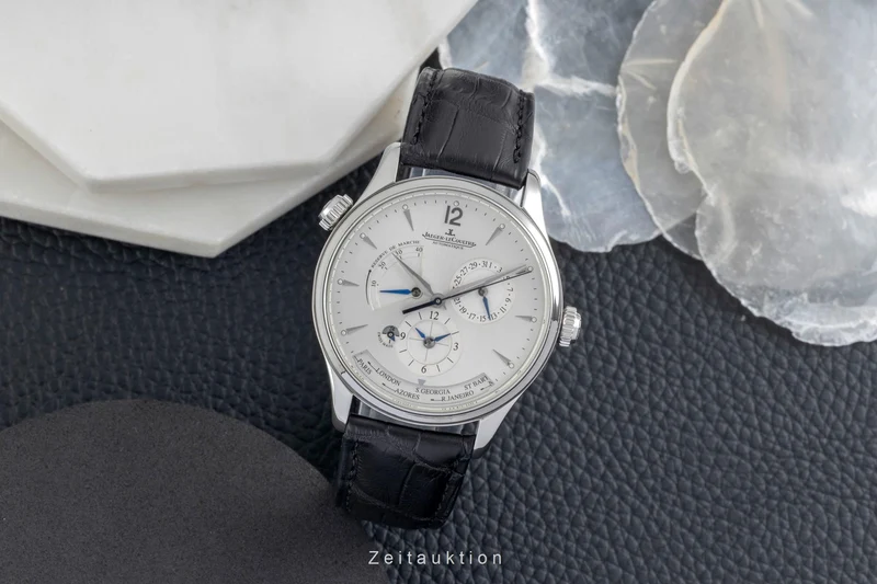 Jaeger LeCoultre Master Geographic steel automatic men's watch Q1428421 , 176.8.29.S LP: 17400EUR [2604681]