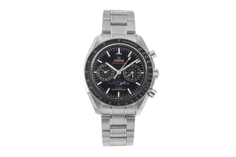 Omega Speedmaster chronograph steel automatic men's watch 304.30.44.52.01.001 LP: 12600EUR [2604684]