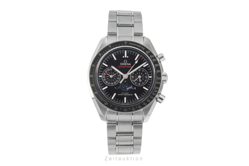 Omega Speedmaster chronograph steel automatic men's watch 304.30.44.52.01.001 LP: 12600EUR [2604684]