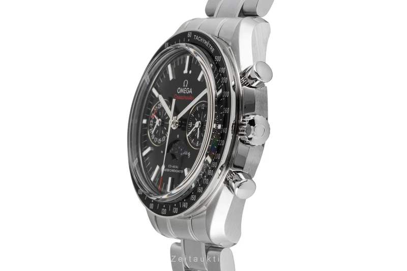Omega Speedmaster chronograph steel automatic men's watch 304.30.44.52.01.001 LP: 12600EUR [2604684]