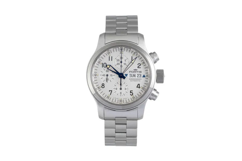 Fortis B-42 chronograph steel automatic men's watch 635.10.141.1 635.10.12 [2604415]