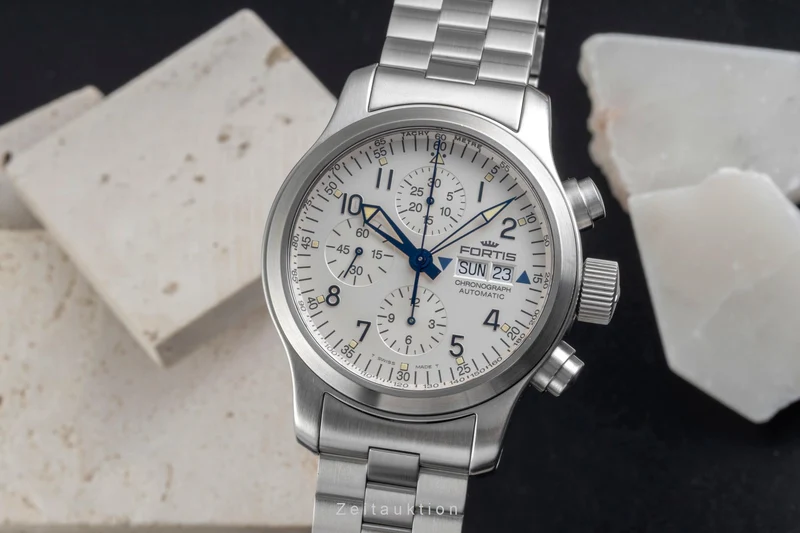 Fortis B-42 chronograph steel automatic men's watch 635.10.141.1 635.10.12 [2604415]