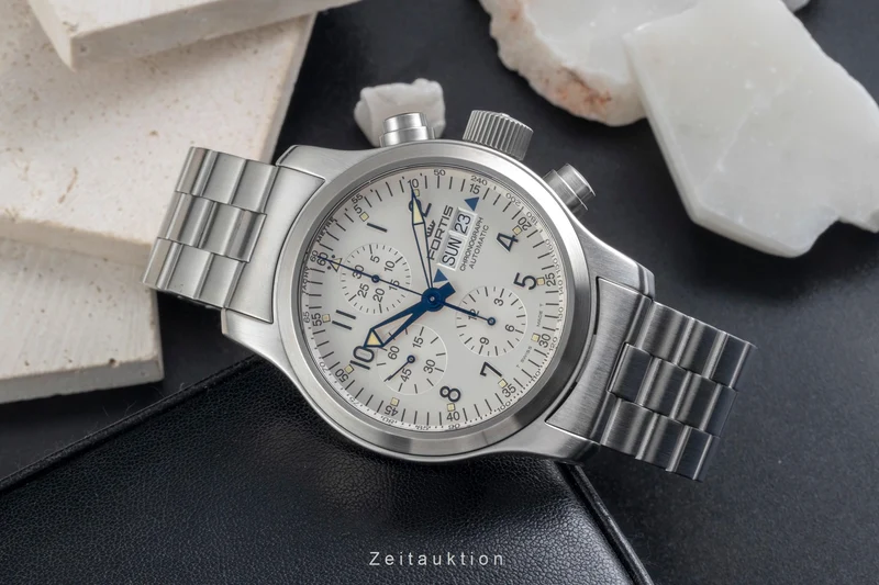 Fortis B-42 chronograph steel automatic men's watch 635.10.141.1 635.10.12 [2604415]