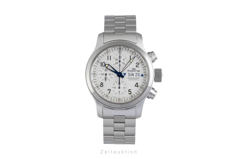 Fortis B-42 chronograph steel automatic men's watch 635.10.141.1 635.10.12 [2604415]