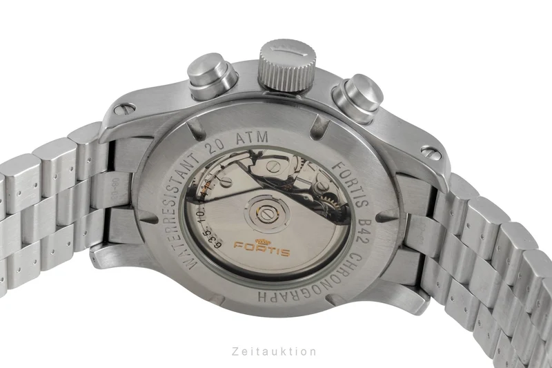 Fortis B-42 chronograph steel automatic men's watch 635.10.141.1 635.10.12 [2604415]