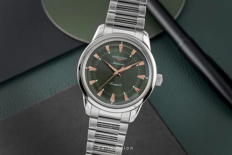 Longines Conquest Heritage steel automatic men's watch L1.649.4.02.6 LP: 3300EUR [2604559]