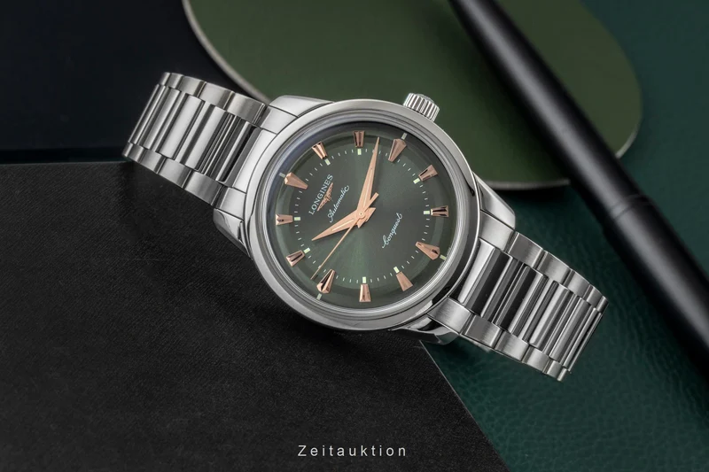 Longines Conquest Heritage steel automatic men's watch L1.649.4.02.6 LP: 3300EUR [2604559]