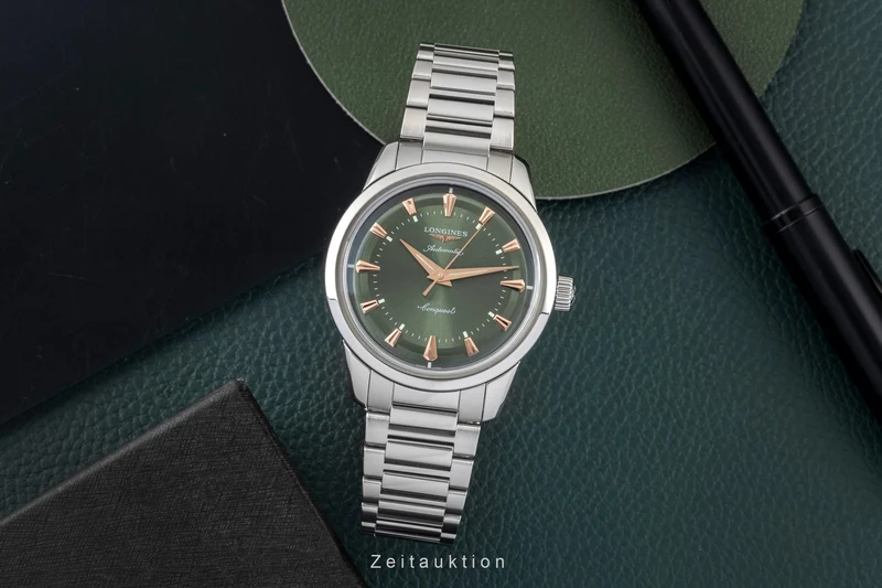 Longines Conquest Heritage steel automatic men's watch L1.649.4.02.6 LP: 3300EUR [2604559]