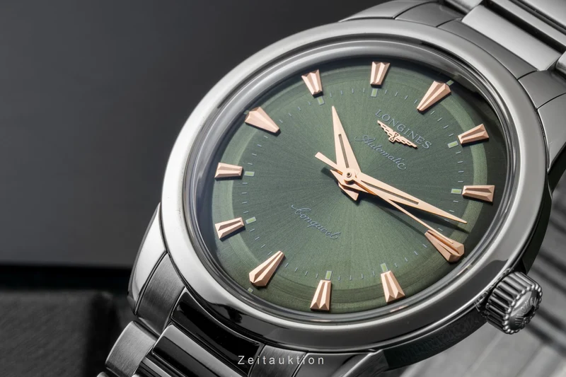 Longines Conquest Heritage steel automatic men's watch L1.649.4.02.6 LP: 3300EUR [2604559]