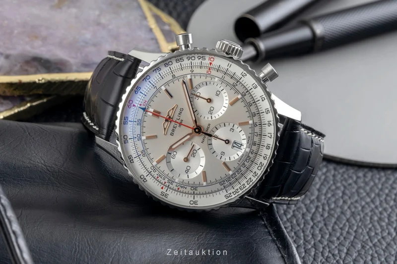 Breitling Navitimer 01 chronograph steel automatic men's watch AB0139211G1P1 LP: 9500EUR [2604575]