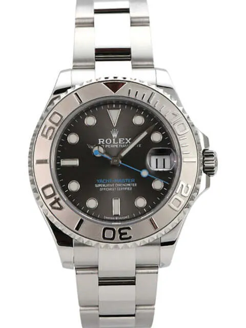 Rolex Yacht-Master 37 Edelstahl Platin 268622 Rhodium