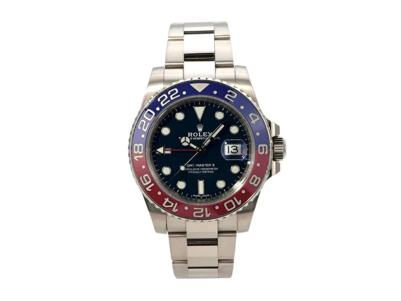 Rolex GMT-Master II Weißgold 116719BLRO Blau