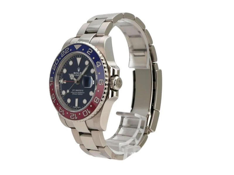 Rolex GMT-Master II Weißgold 116719BLRO Blau
