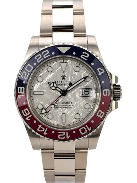 Rolex GMT-Master II Weißgold 126719BLRO Meteorit
