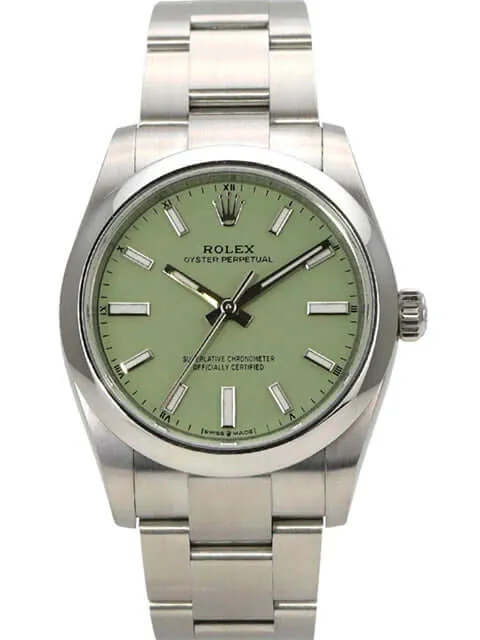 Rolex Oyster Perpetual 34 mm 124200 Pistachio