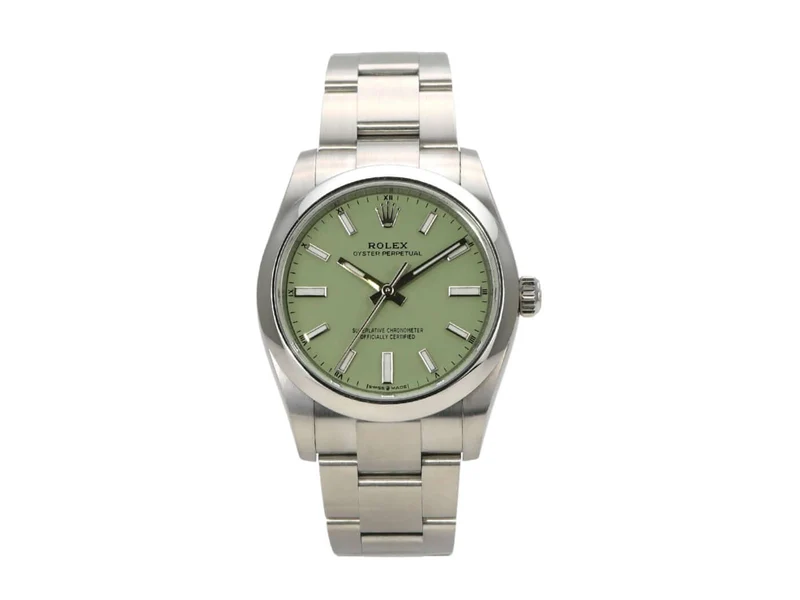 Rolex Oyster Perpetual 34 mm 124200 Pistachio