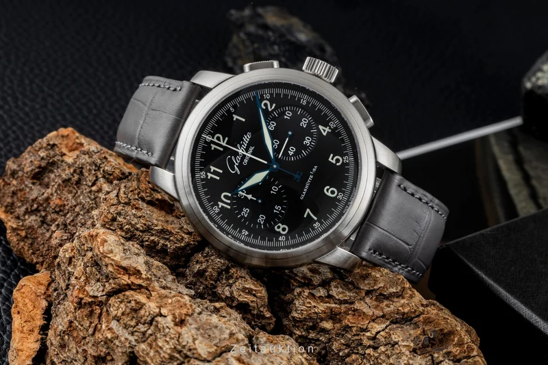 Glashütte Navigator chronograph steel automatic men's watch 39-34-17-17-04 [2604753]