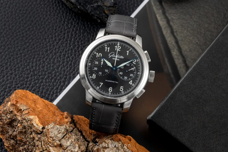 Glashütte Navigator chronograph steel automatic men's watch 39-34-17-17-04 [2604753]