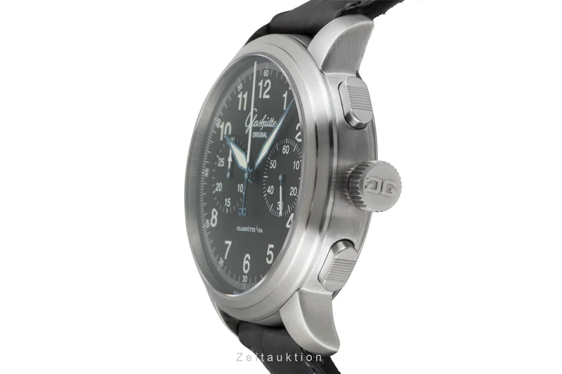 Glashütte Navigator chronograph steel automatic men's watch 39-34-17-17-04 [2604753]